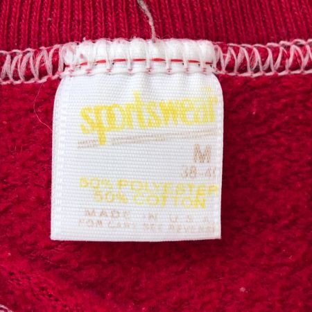  70~80s sports wear メンズ衣料 スウェット 70~80s ワインレッド  SIZE M ワインレッド