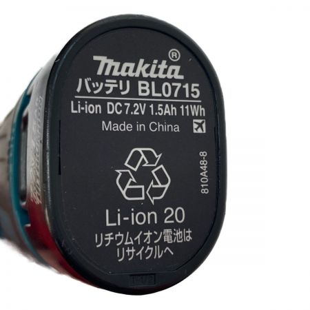  MAKITA マキタ 充電式ペンインパクトドライバ　7.2V TD022DSHX グリーン