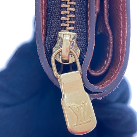  LOUIS VUITTON ルイヴィトン モノグラム コンパクトジップ M61667 ブラウン