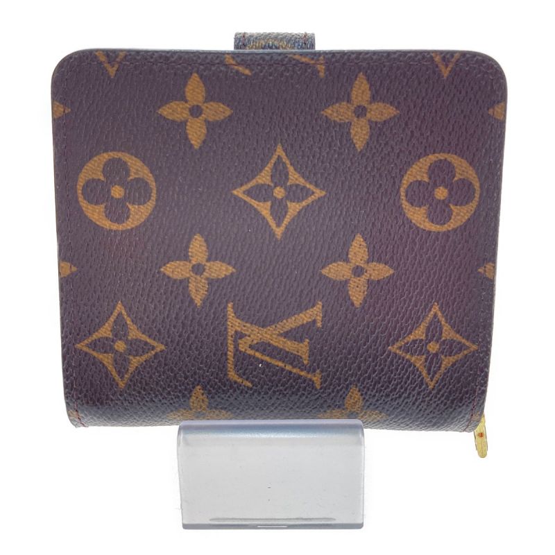 中古】 LOUIS VUITTON ルイヴィトン モノグラム コンパクトジップ