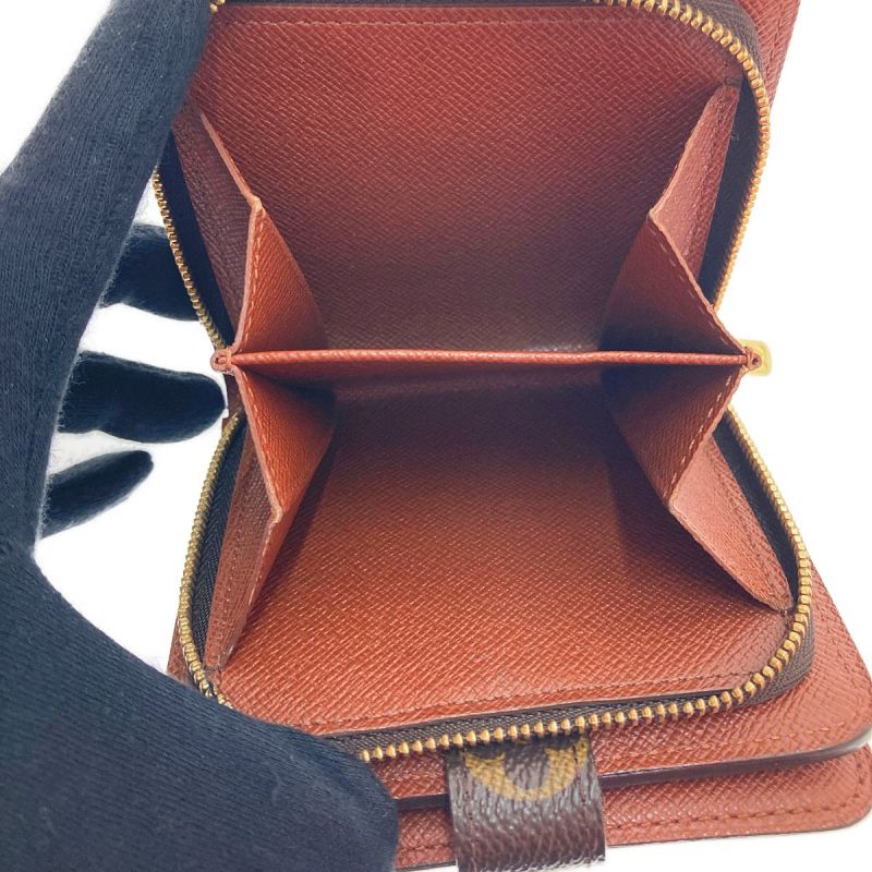 中古】 LOUIS VUITTON ルイヴィトン モノグラム コンパクトジップ