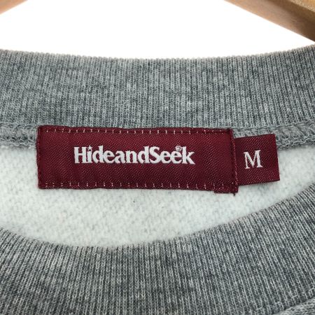  HideandSeek スウェット トレーナー Mサイズ HC-090620 グレー