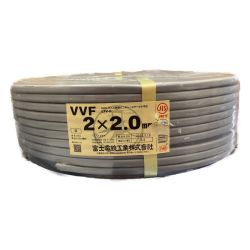 □□ 富士電線工業  VVFケーブル　2×2.0ｍｍ　100ｍ Sランク
