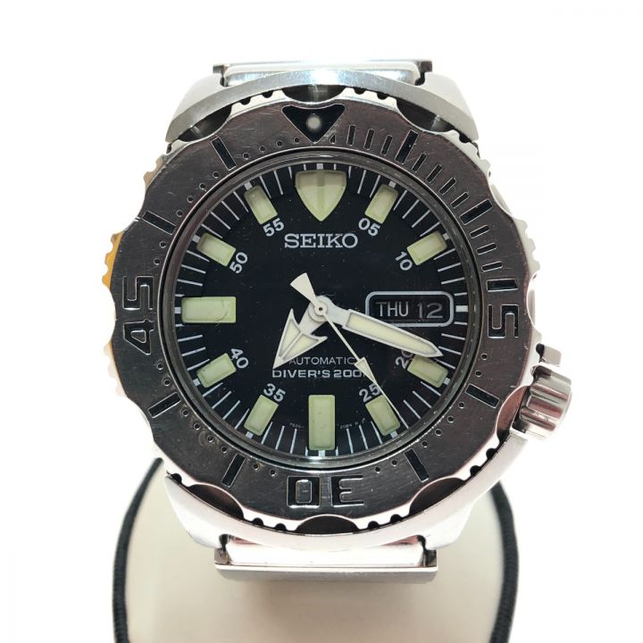 SEIKO セイコー 腕時計 自動巻き ダイバーズウォッチ ブラックモンスター ステンレススチール 7S26-0350 ｜中古｜なんでもリサイクルビッグバン