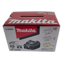 □□ MAKITA マキタ バッテリー　6.0Ah　18V BL1860B Sランク