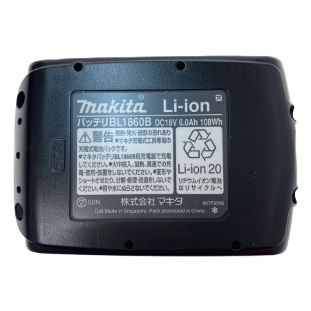  MAKITA マキタ バッテリー　6.0Ah　18V BL1860B