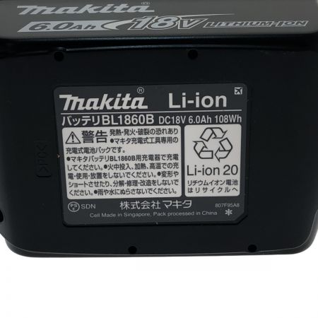  MAKITA マキタ 電動工具 バッテリー  18V BL1860B  BL1860B