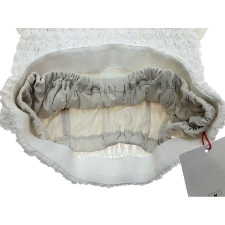  MAISON SPECIAL ダイヤシャーリングスカート　Freeサイズ 21221515201 ホワイト