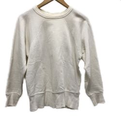 □□ 60s Healthknit メンズ衣料 スウェット SIZE M アイボリー Bランク