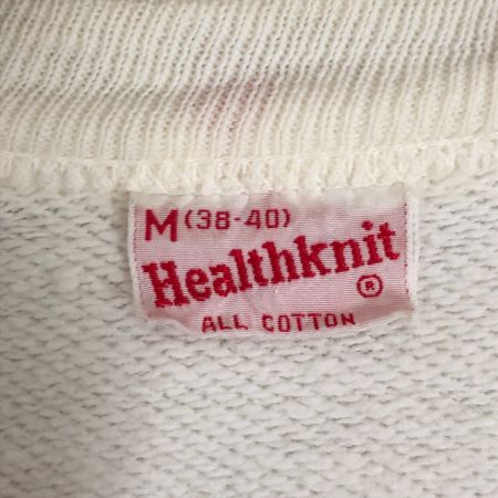  60s Healthknit メンズ衣料 スウェット SIZE M アイボリー