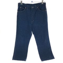 Dickies ディッキーズ ストライプデニムパンツ ジーンズ W34×L34 インディゴ Bランク