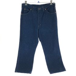 □□ Dickies ディッキーズ ストライプデニムパンツ ジーンズ W34×L34 インディゴ Bランク