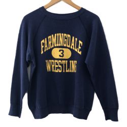 □□  メンズ衣料 スウェット 70s カレッジスウェット SIZE 不明 ネイビー Bランク