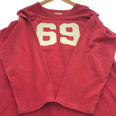  JOE McCOY ナンバリングカットソー SIZE 38 レッド