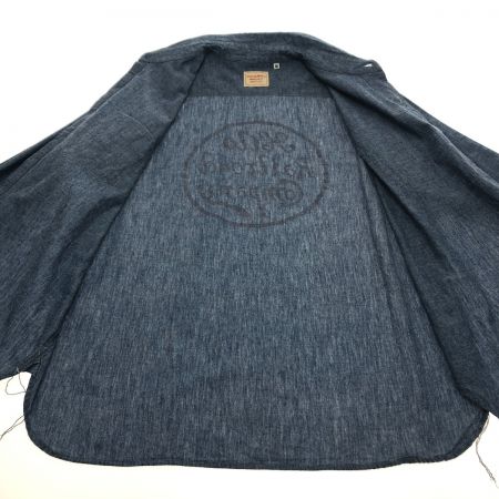  SUN SURF サンサーフ 長袖 ブルーシャンブレー ワークシャツ Mサイズ SS28522 ブルー