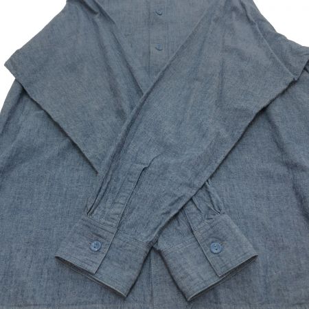  SUN SURF サンサーフ 長袖 ブルーシャンブレー ワークシャツ Mサイズ SS28522 ブルー