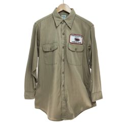 □□ 40~50s J.C.PENNY シャツ Sサイズ ベージュ Cランク