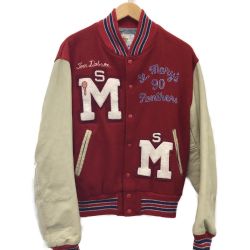 □□ 70~80s Golden Bear メンズ衣料 ジャケット スタジャン SIZE M レッド Bランク