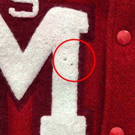  70~80s Golden Bear メンズ衣料 ジャケット スタジャン SIZE M レッド