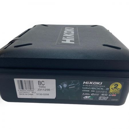  HiKOKI ハイコーキ コードレスインパクトドライバ WH18DDL2 グリーン