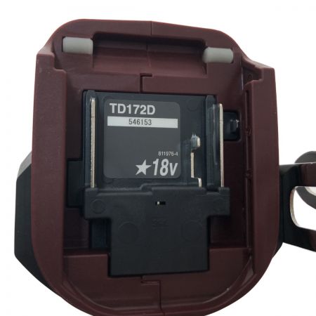  MAKITA マキタ 工具 電動工具 インパクトドライバー　18V6.0 TD172DGX