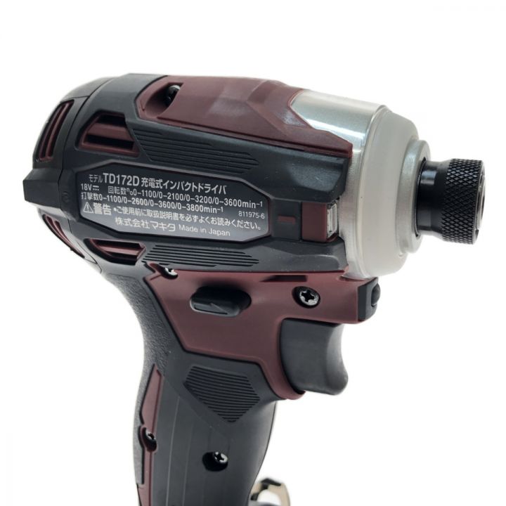 MAKITA マキタ 工具 電動工具 インパクトドライバー 18V6.0 TD172DGX｜中古｜なんでもリサイクルビッグバン