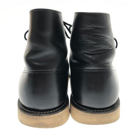  RED WING レッドウィング 靴 ブーツ 8165 6"" CLASSIC ROUND  SIZE 27cm 22561 ブラック