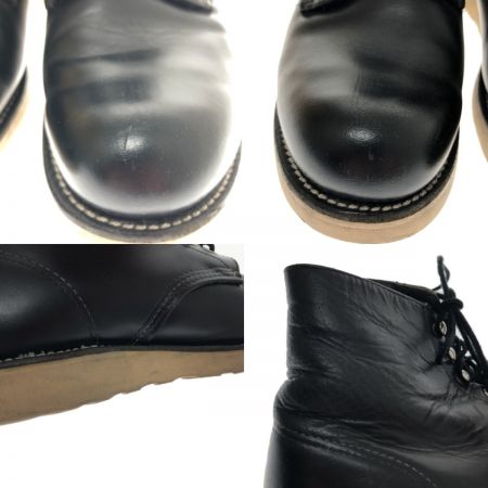  RED WING レッドウィング 靴 ブーツ 8165 6"" CLASSIC ROUND  SIZE 27cm 22561 ブラック