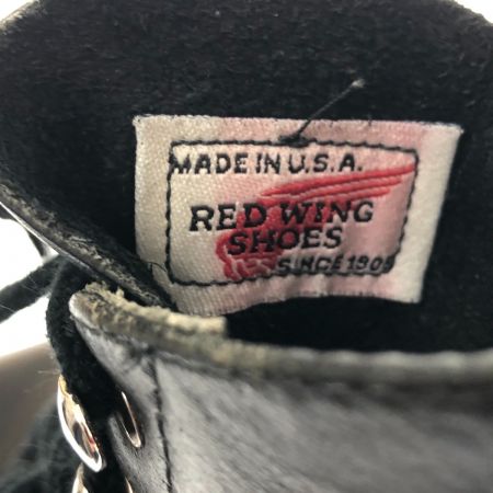  RED WING レッドウィング 靴 ブーツ 8165 6"" CLASSIC ROUND  SIZE 27cm 22561 ブラック