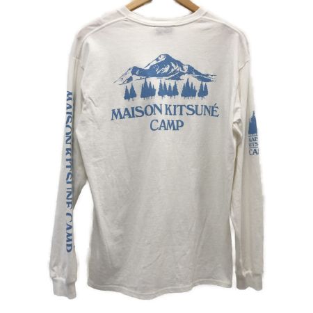  MAISON KITSUNE レディース衣料 Tシャツ ロング丈Tシャツ  SIZE M KMM32730 ホワイト