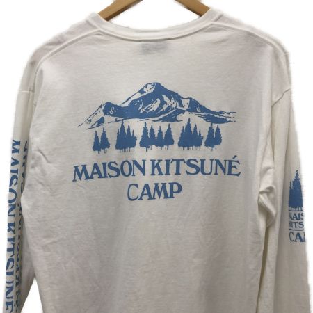 MAISON KITSUNE レディース衣料 Tシャツ ロング丈Tシャツ  SIZE M KMM32730 ホワイト
