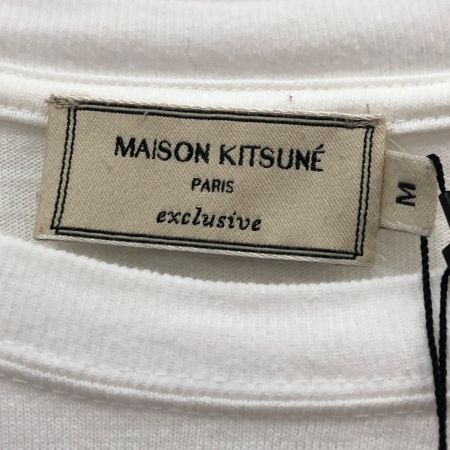  MAISON KITSUNE レディース衣料 Tシャツ ロング丈Tシャツ  SIZE M KMM32730 ホワイト