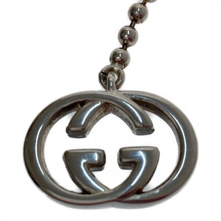  GUCCI グッチ  シルバー　ネックレス　ダブルG ボールチェーン 216435 J8400 8106