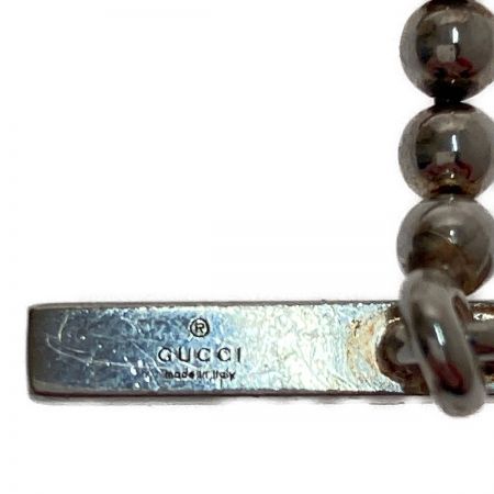  GUCCI グッチ  シルバー　ネックレス　ダブルG ボールチェーン 216435 J8400 8106