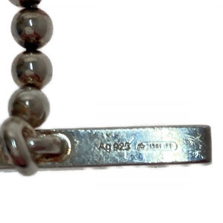  GUCCI グッチ  シルバー　ネックレス　ダブルG ボールチェーン 216435 J8400 8106