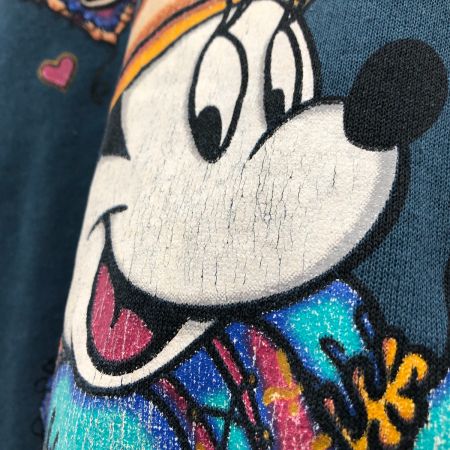  90s MICKEY UNLIMITED メンズ衣料 スウェット SIZE XL ネイビー
