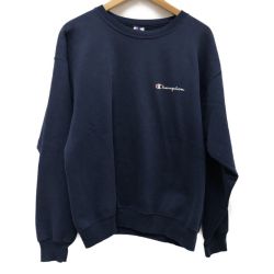 □□ 90s Champion メンズ衣料 スウェット  メキシコ製  SIZE L ネイビー Bランク