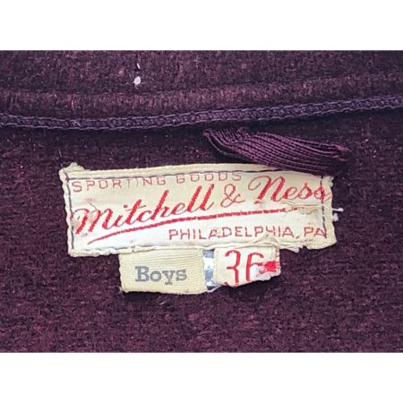  40~50s mitchell&ness ウールスタジャン SIZE36 ワインレッド