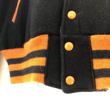  70s EMPIRE メンズ衣料 ジャケット スタジャン SIZE S ブラック×オレンジ