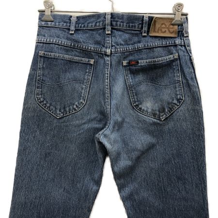  70s Lee メンズ衣料 ジーンズ ストライプデニムパンツ SIZE W32×L32 ヨゴレ有 203-3143 インディゴ