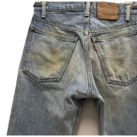  70s Levis メンズ衣料 ジーンズ デニムパンツ SIZE W28×L32 ダメージ有  ボタン裏刻印8 ライトインディゴ