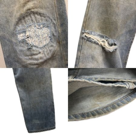  70s Levis メンズ衣料 ジーンズ デニムパンツ SIZE W28×L32 ダメージ有  ボタン裏刻印8 ライトインディゴ