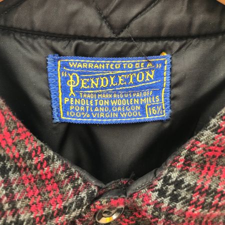  50s PENDLETON メンズ衣料 シャツ ウールシャツ  サイズ16 1/2 ブラウン