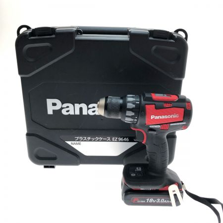  Panasonic パナソニック 電動工具 ドライバドリル 18V EZ74A2 ブラック×レッド