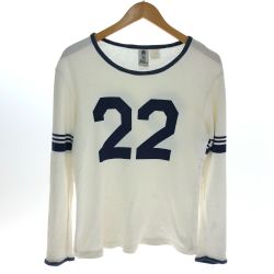 □□ 70s Alfie CALIFORNIA カットソー ナンバリングカットソー SIZE L 古着 ホワイト Cランク