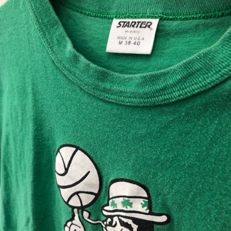  80s STARTER メンズ衣料 Tシャツ  SIZE M グリーン