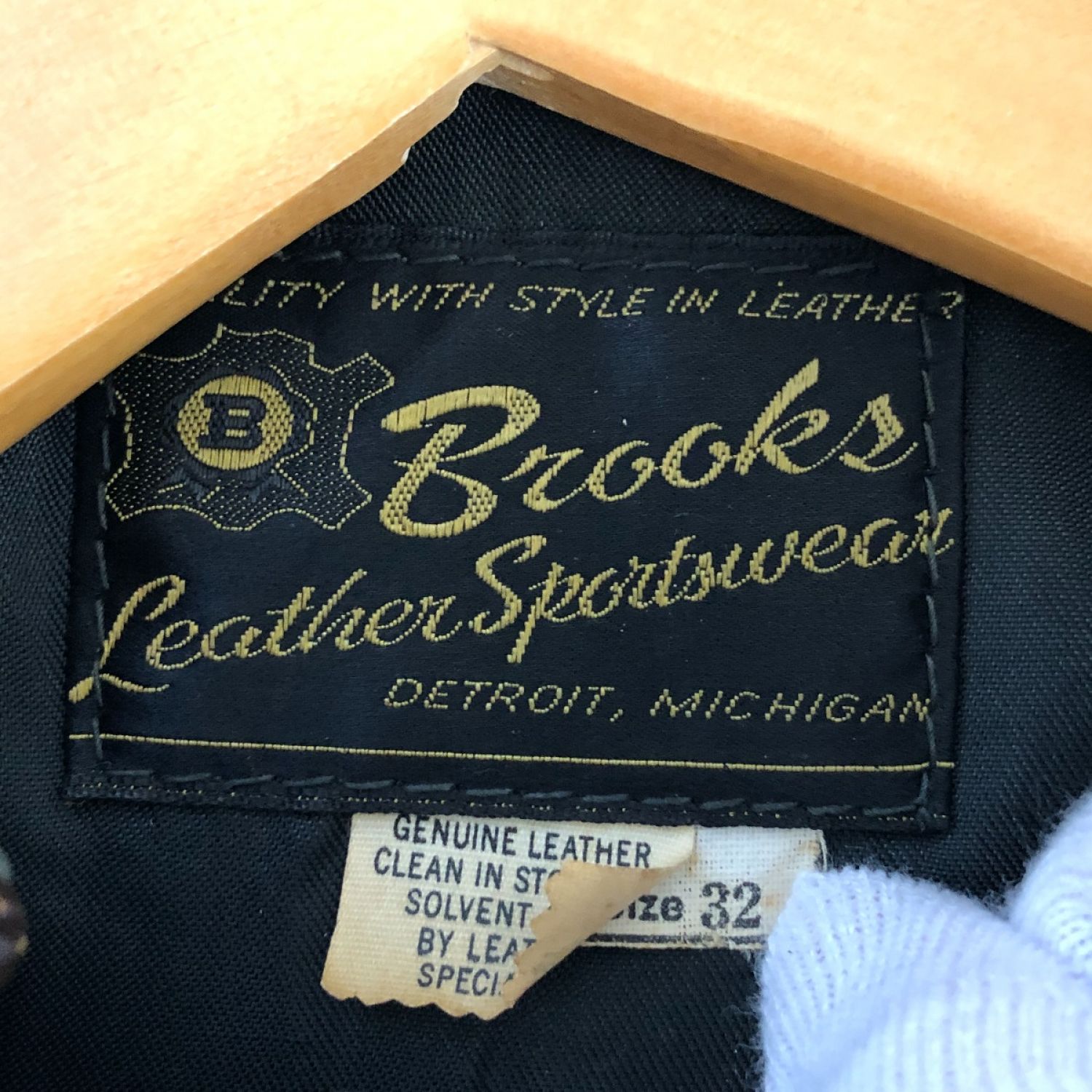 中古】 60s Brooks Leather Sportswear メンズ衣料 ジャケット レザー