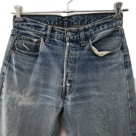  LEVI'S リーバイス メンズ衣料 ジーンズ 66前期 SIZE 不明 穴有 リペア有  ボタン裏刻印6 スレキスタンプ ライトインディゴ