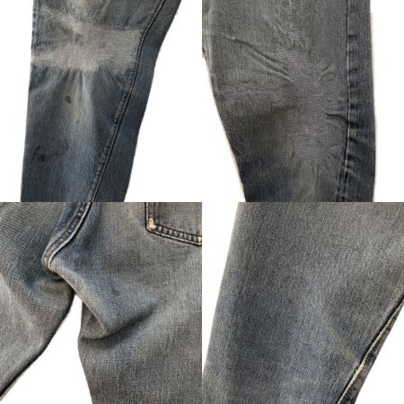  LEVI'S リーバイス メンズ衣料 ジーンズ 66前期 SIZE 不明 穴有 リペア有  ボタン裏刻印6 スレキスタンプ ライトインディゴ
