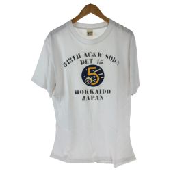 □□ BUZZ RICKSON'S バズ リクソンズ Tシャツ SIZE L 古着 ホワイト Cランク